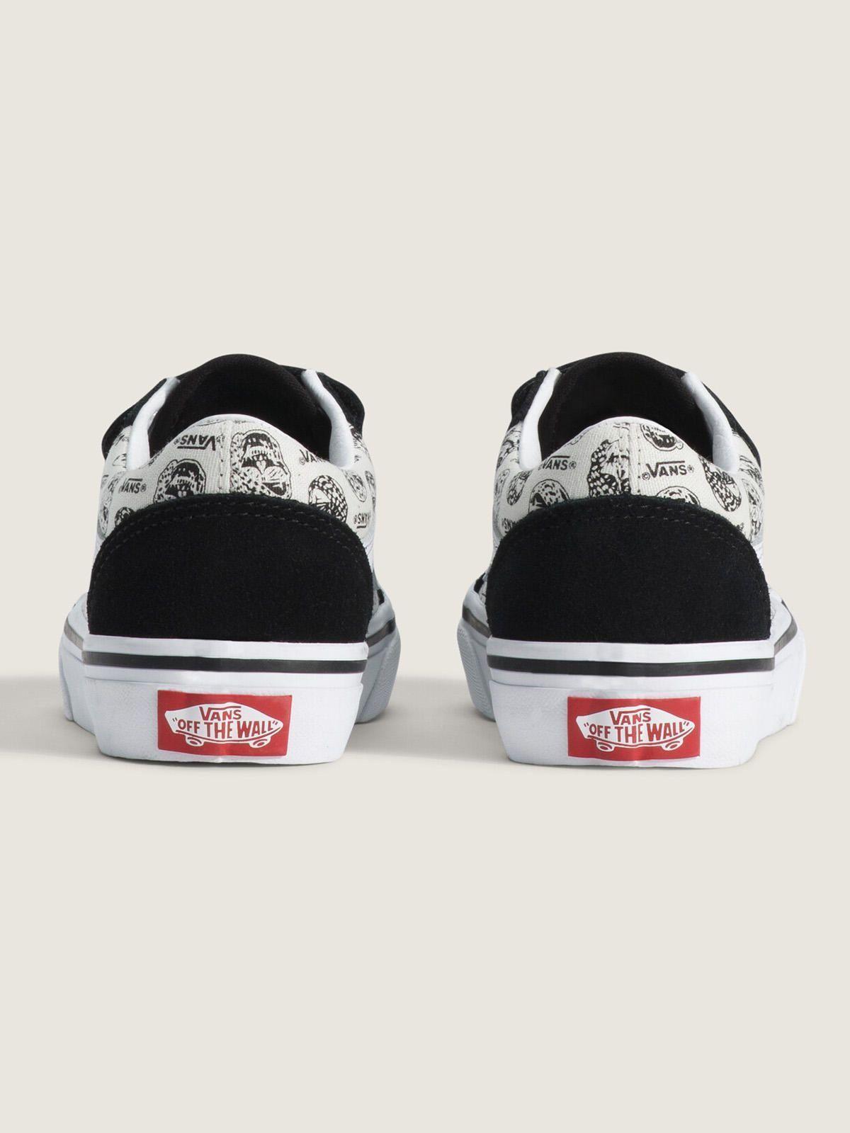 Zapatilla Niño (5 a 12 años) Old Skool V Negro-4
