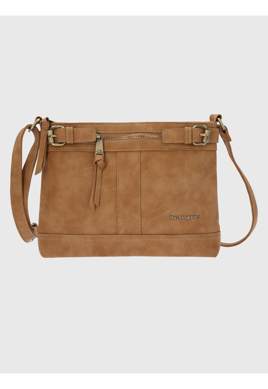 Cartera Ecocuero Caramelo Dunn Cross Mujer-0