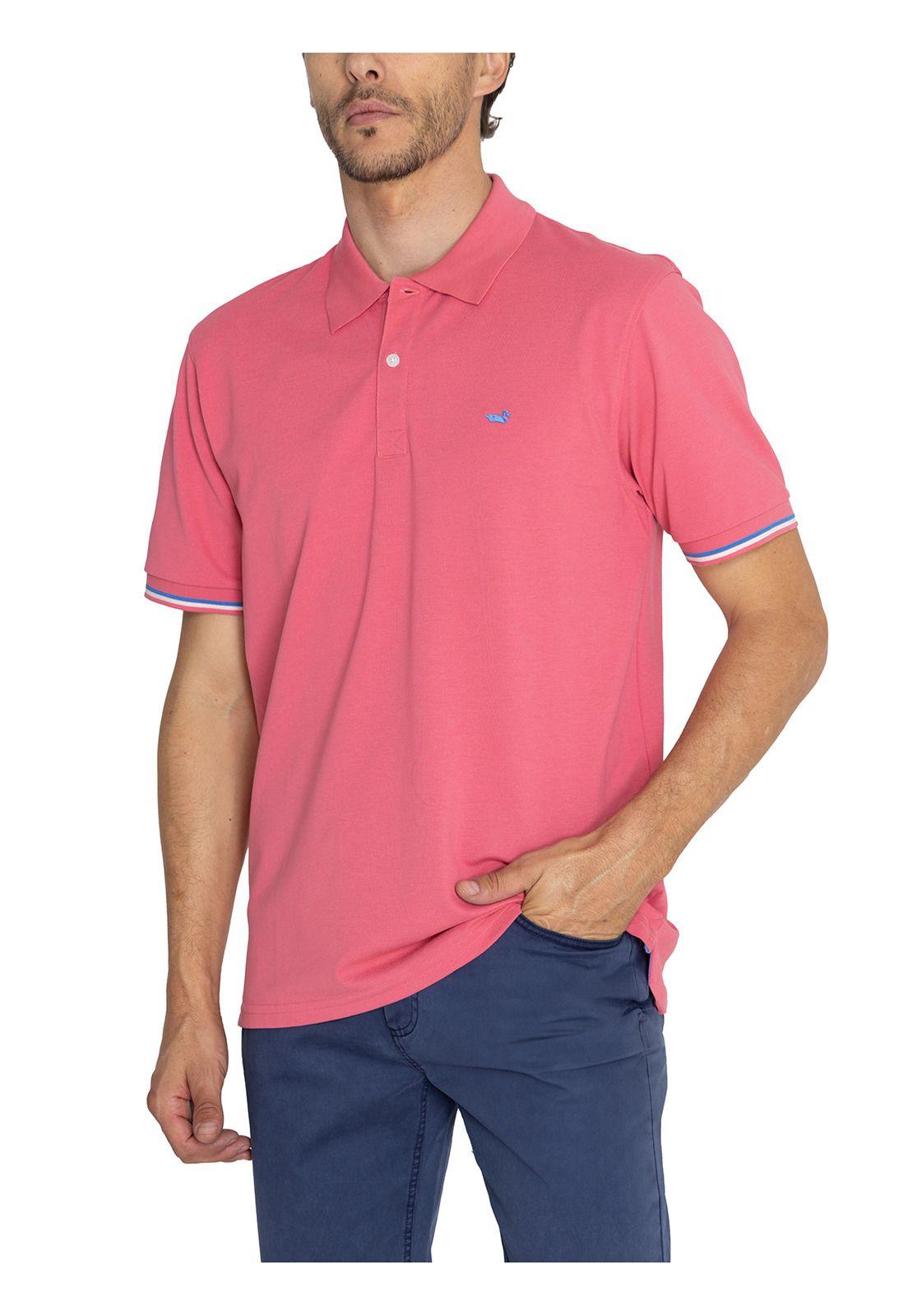 Polera Algodón Orgánico Rosado Mitchell Hombre -4