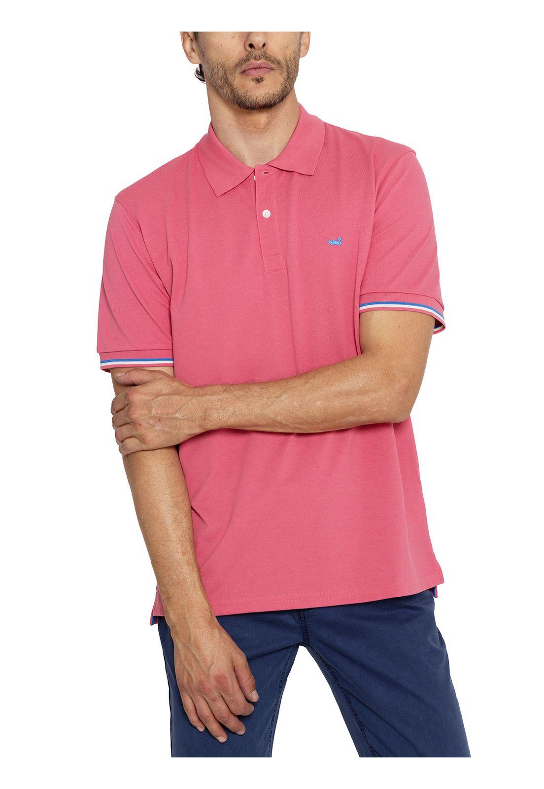 Polera Algodón Orgánico Rosado Mitchell Hombre -5