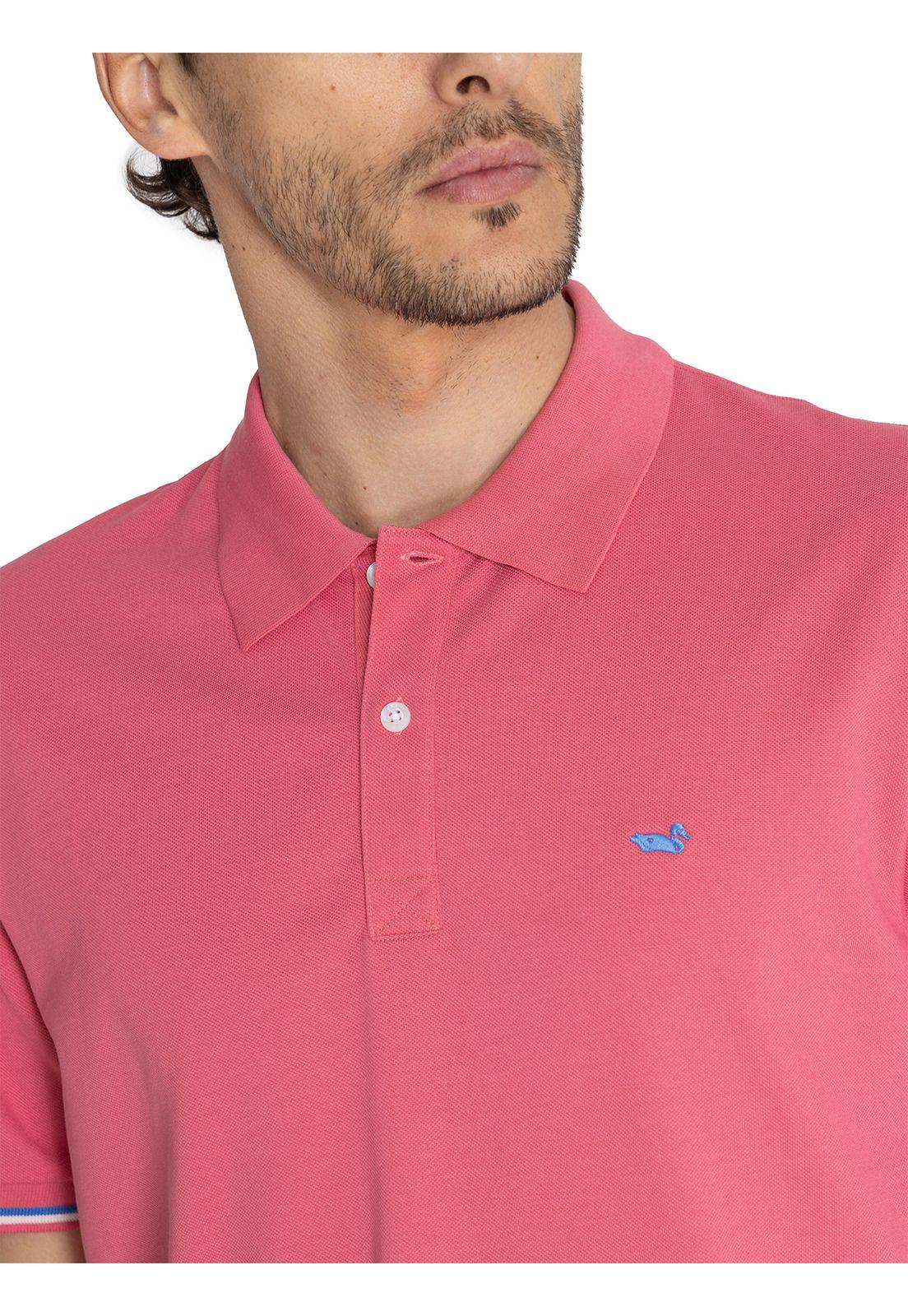 Polera Algodón Orgánico Rosado Mitchell Hombre -6