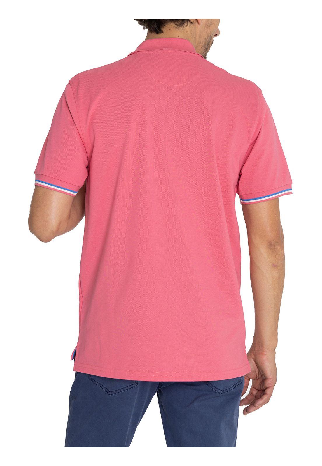 Polera Algodón Orgánico Rosado Mitchell Hombre -7