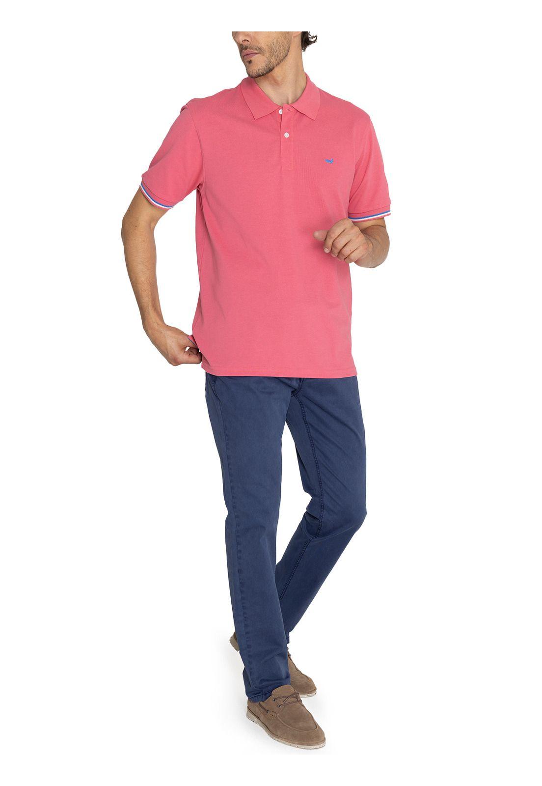 Polera Algodón Orgánico Rosado Mitchell Hombre -8