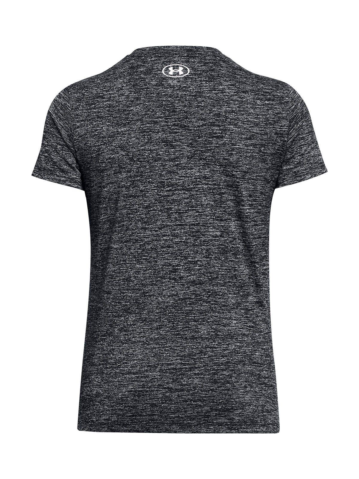 Polera Tech Twist V-Neck negra Mujer-1