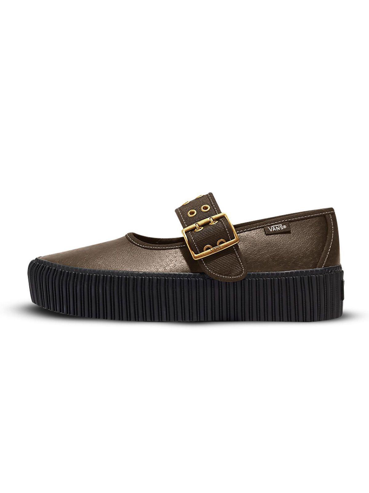 Zapatilla Mujer Mary Jane Creeper Café-0