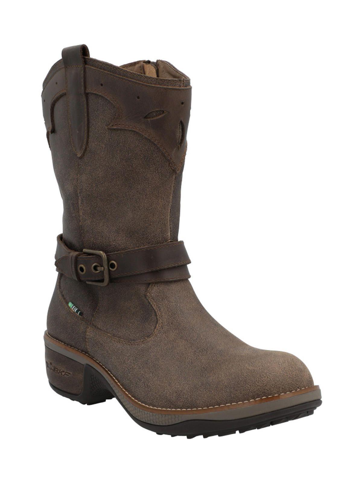 Bota Cuero Mujer Nia Café-1