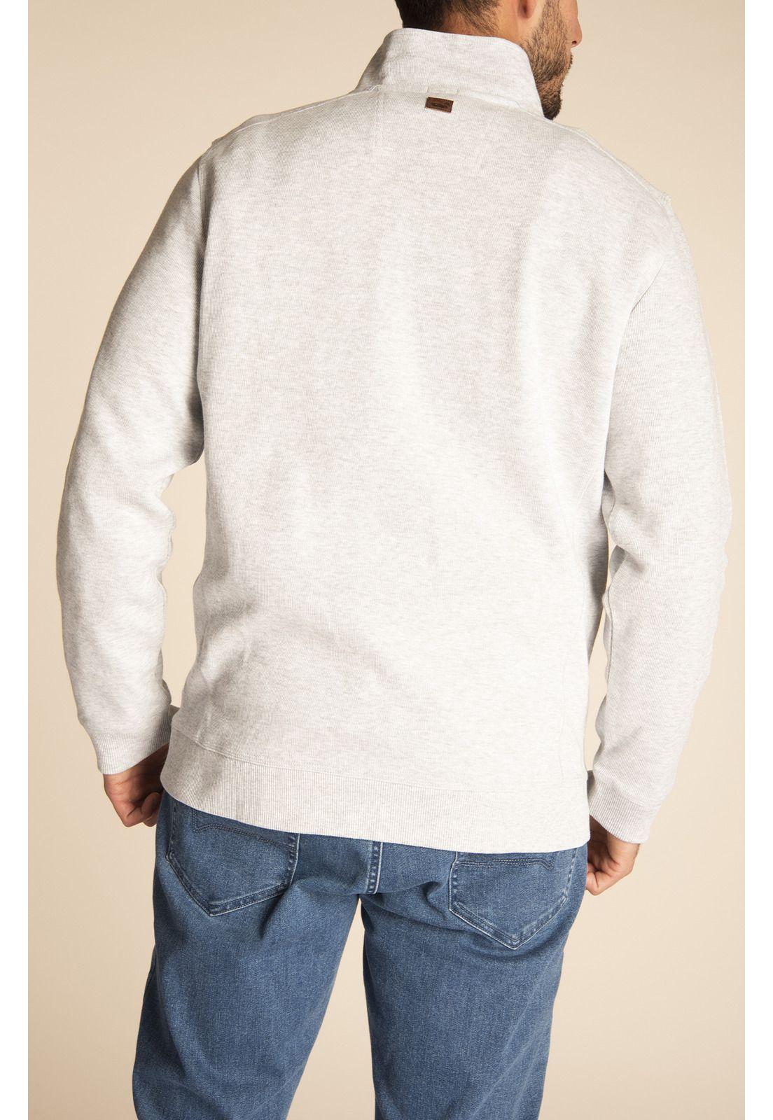 Polerón Algodón Orgánico Hombre Marbella Gris-6