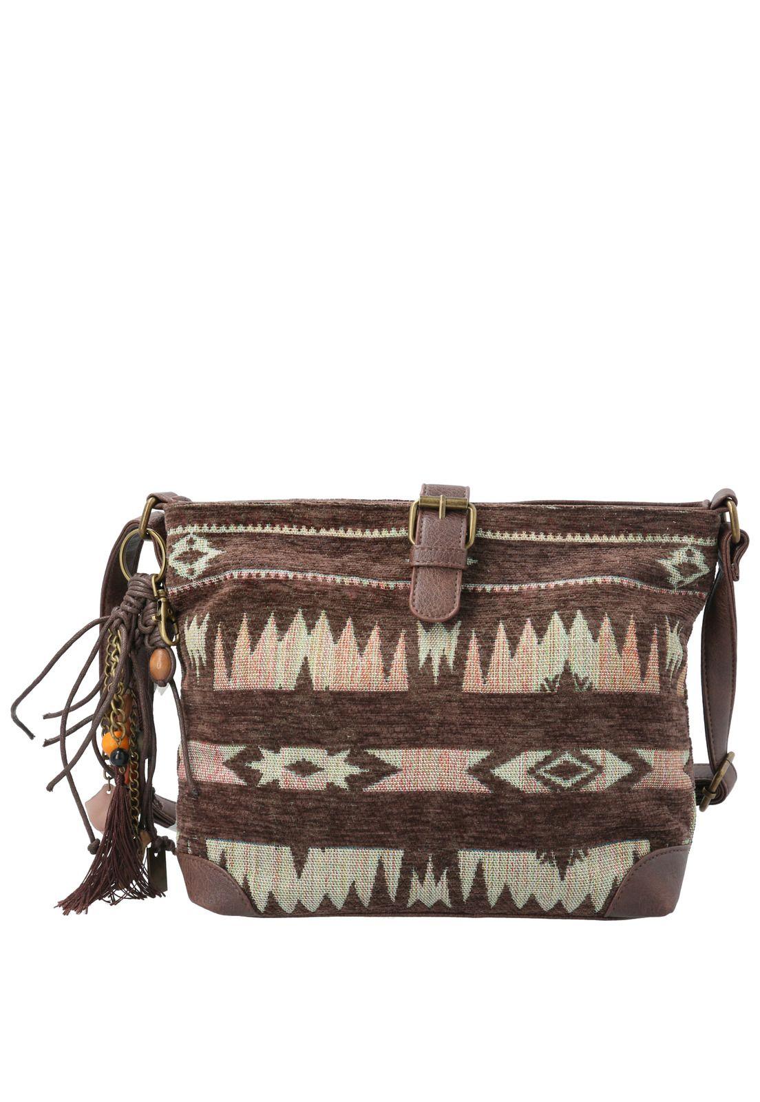 Cartera Textil Mujer Gianni Cross Café-0