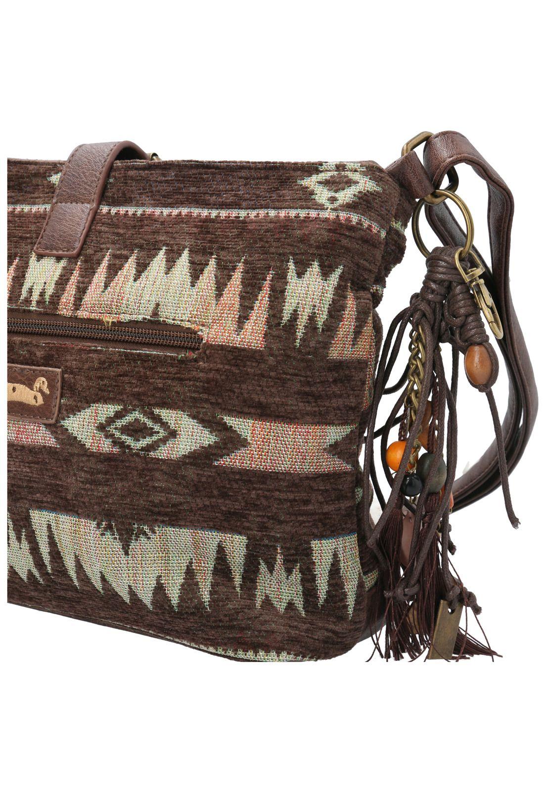 Cartera Textil Mujer Gianni Cross Café-4