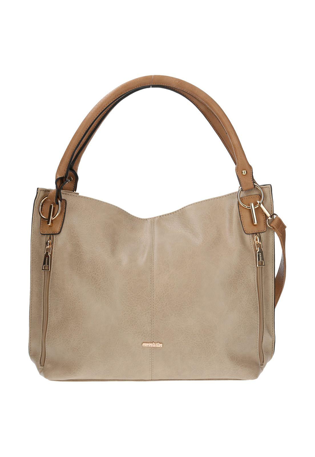 Cartera De Hombro Harmony Tote Beige Mujer-0