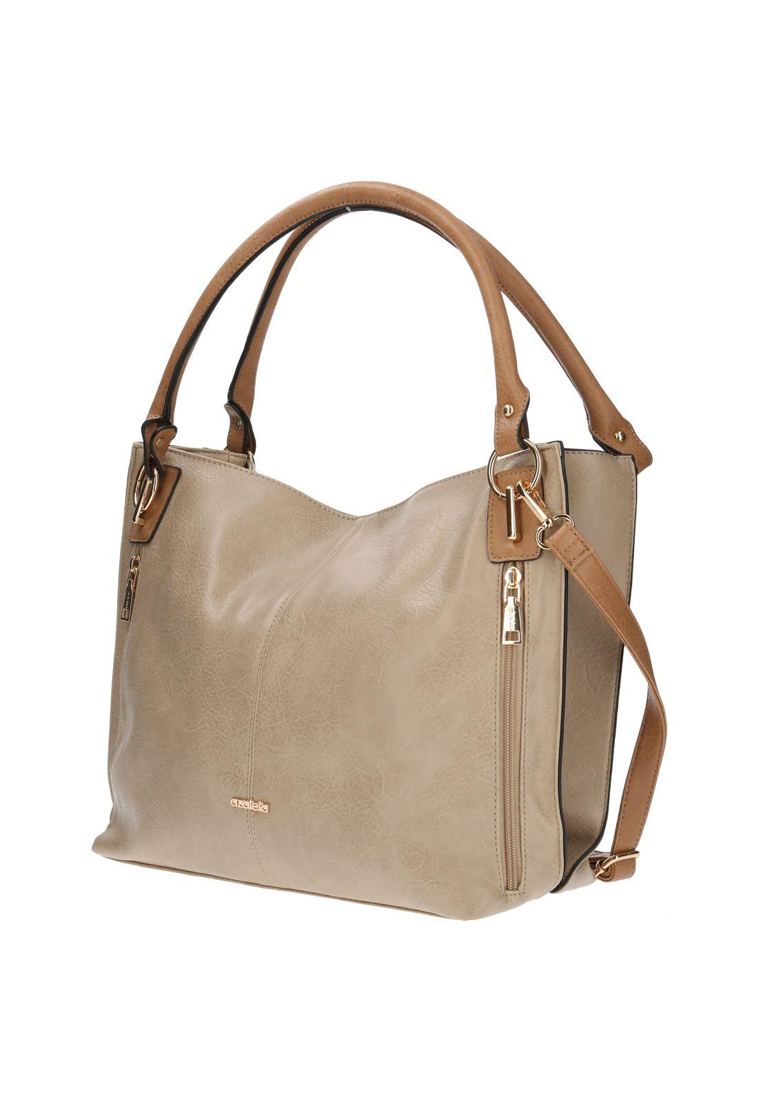 Cartera De Hombro Harmony Tote Beige Mujer-1
