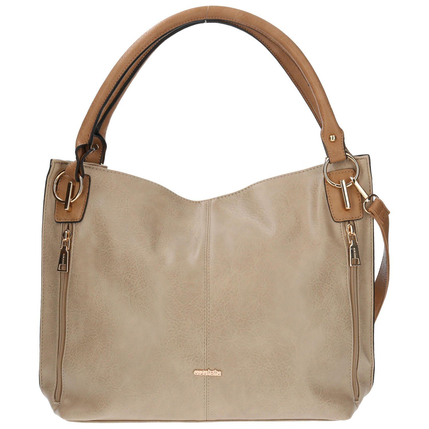 Cartera De Hombro Harmony Tote Beige Mujer-0