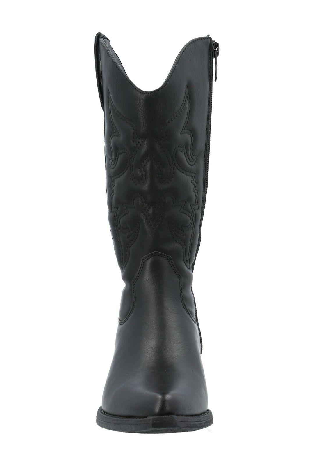 Bota Fleury Mujer Negro-3