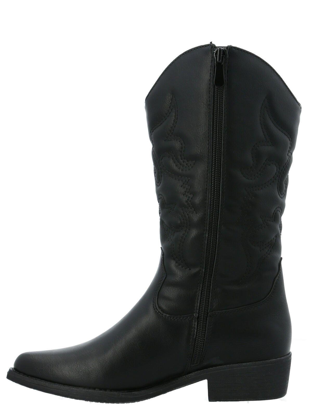 Bota Fleury Mujer Negro-5