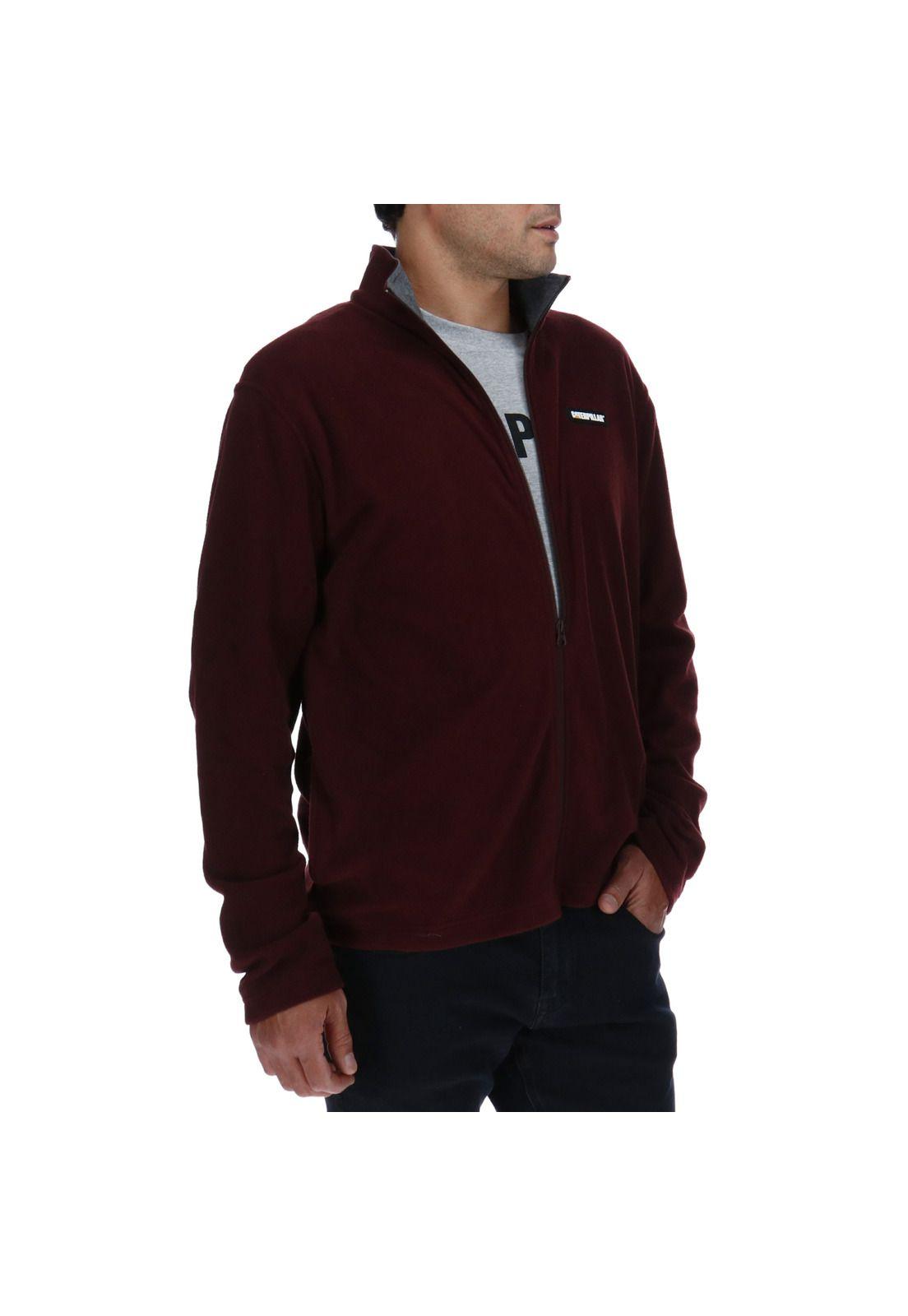 Polar Hombre Foundation Microfleece Jacket Poliéster Burdeo-3