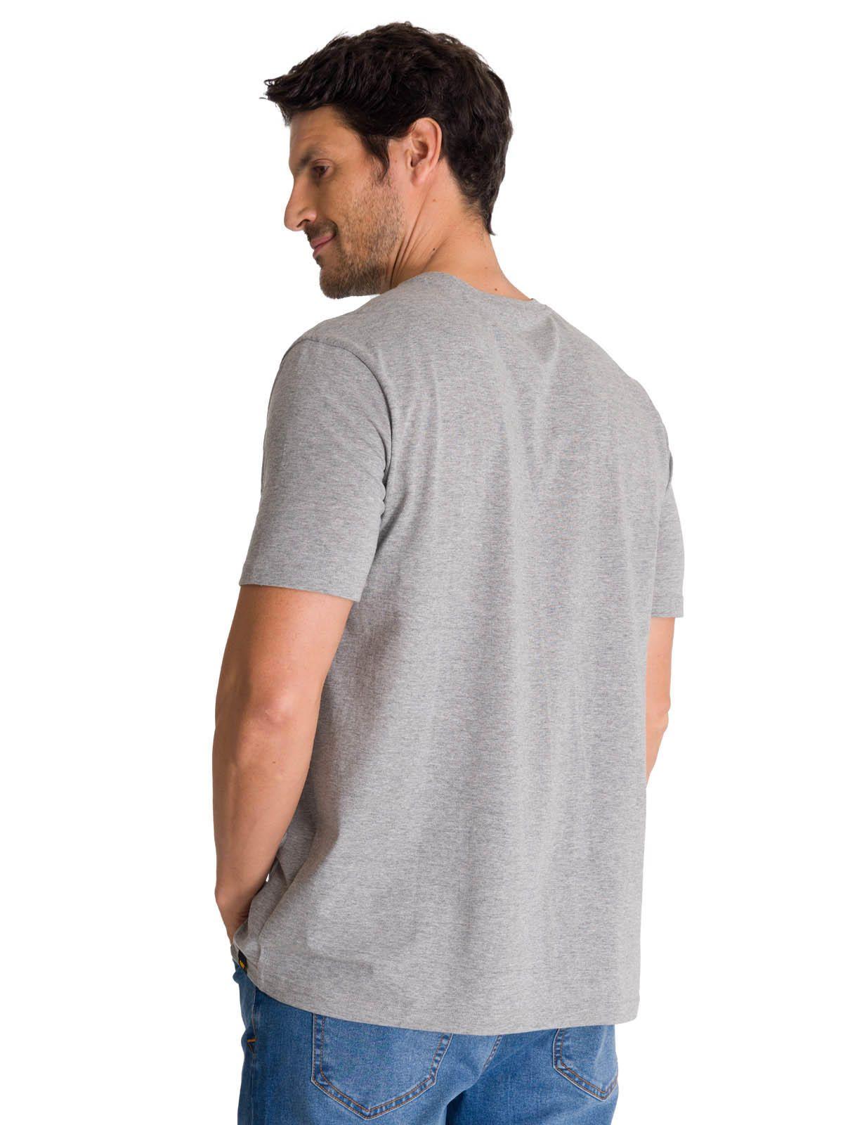 Polera Manga Corta Hombre Everyday Workwear Gris-3