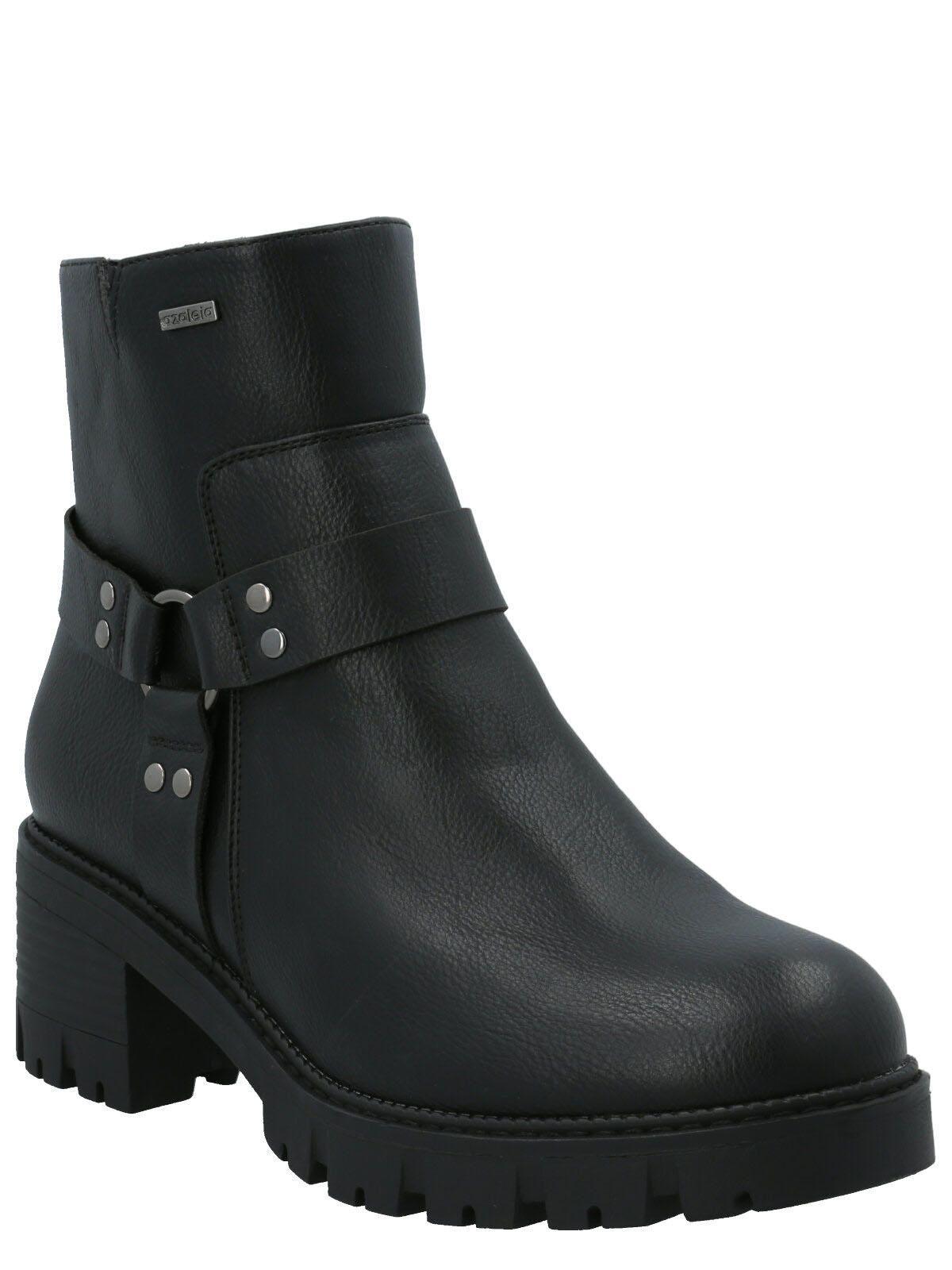 Botín Cadiz Mujer Negro-0