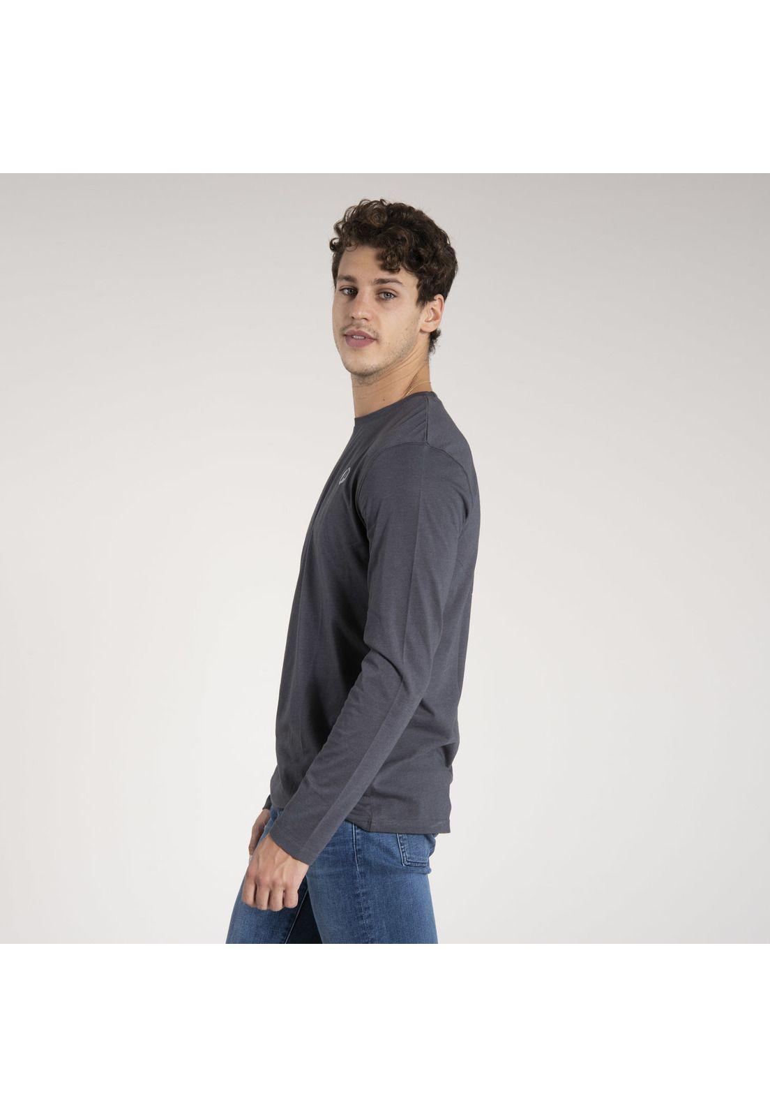 Polera Manga Larga Hombre Panther Gris-1