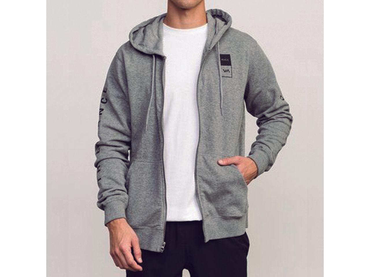 Polerón Va Guard Fleece Hood Heather Grey-0