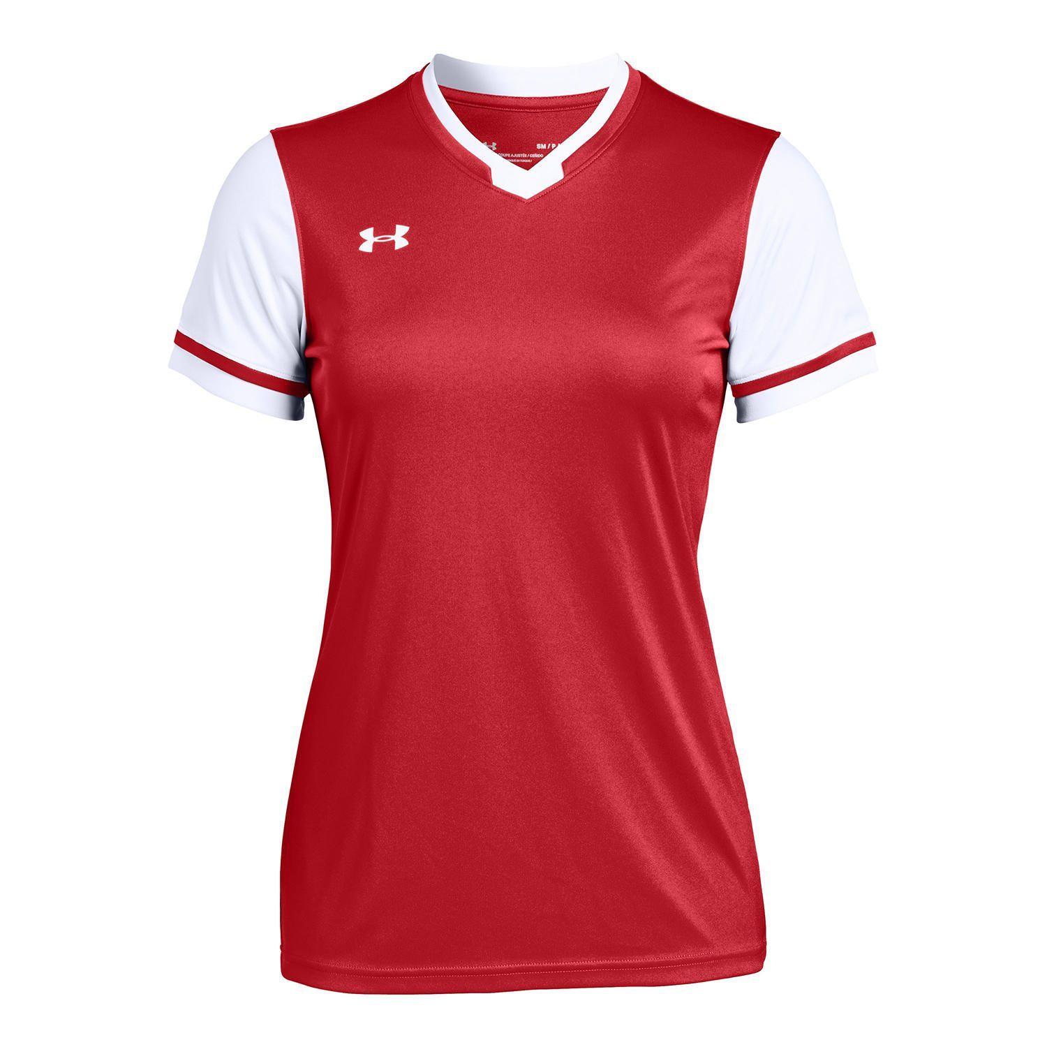 Polera UA "Máquina 2.0" para mujer Rojo-0