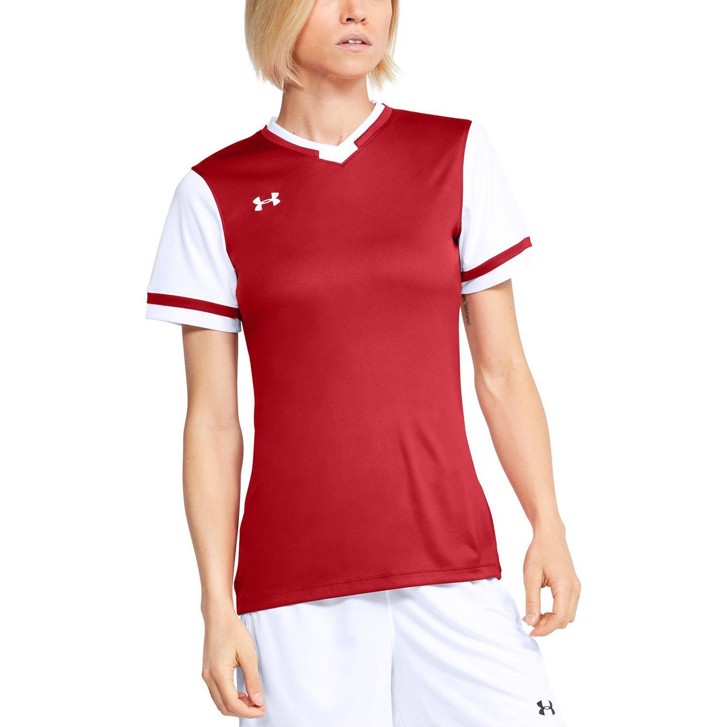 Polera UA "Máquina 2.0" para mujer Rojo-3