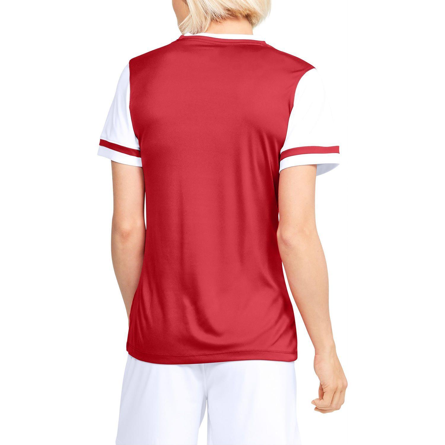 Polera UA "Máquina 2.0" para mujer Rojo-4