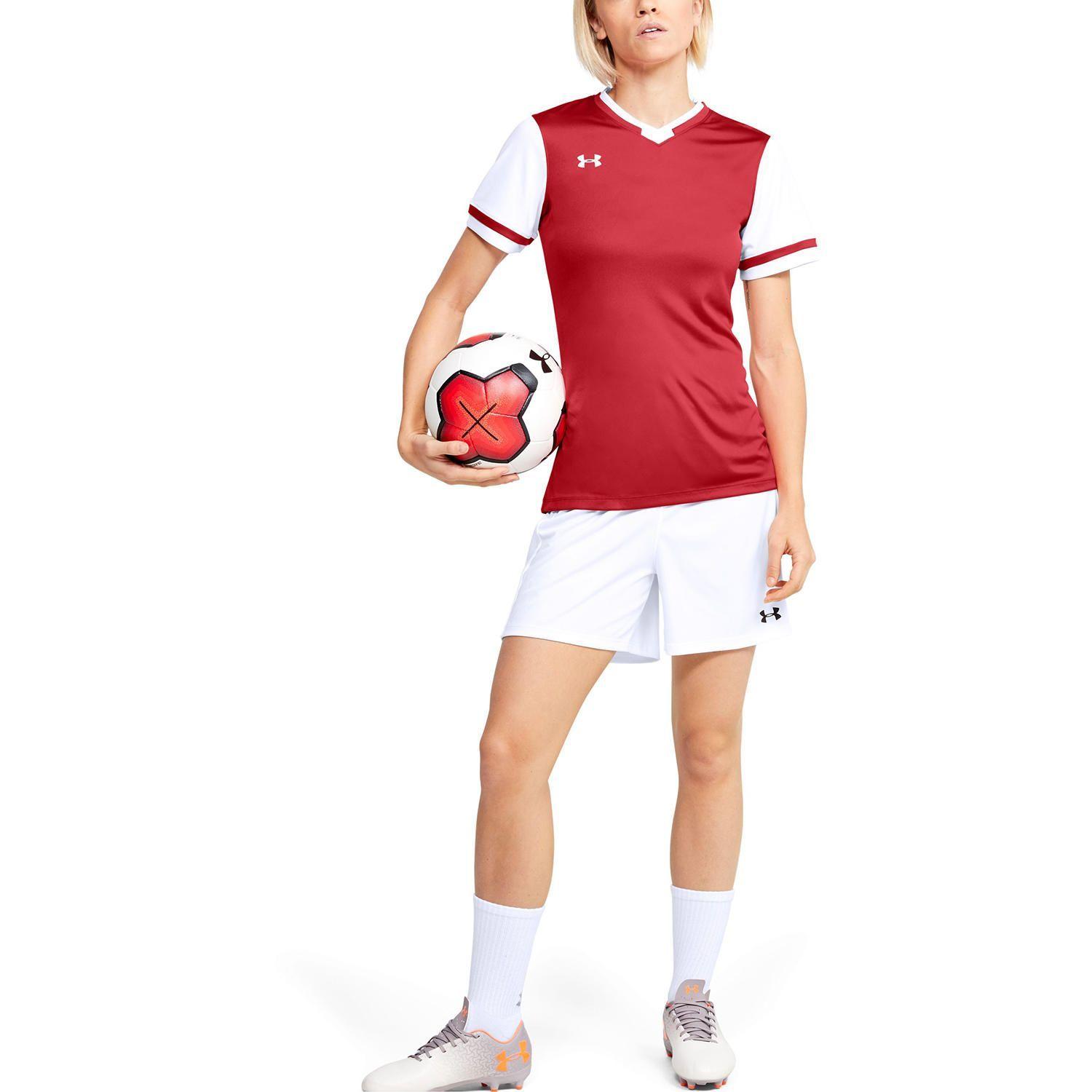 Polera UA "Máquina 2.0" para mujer Rojo-5