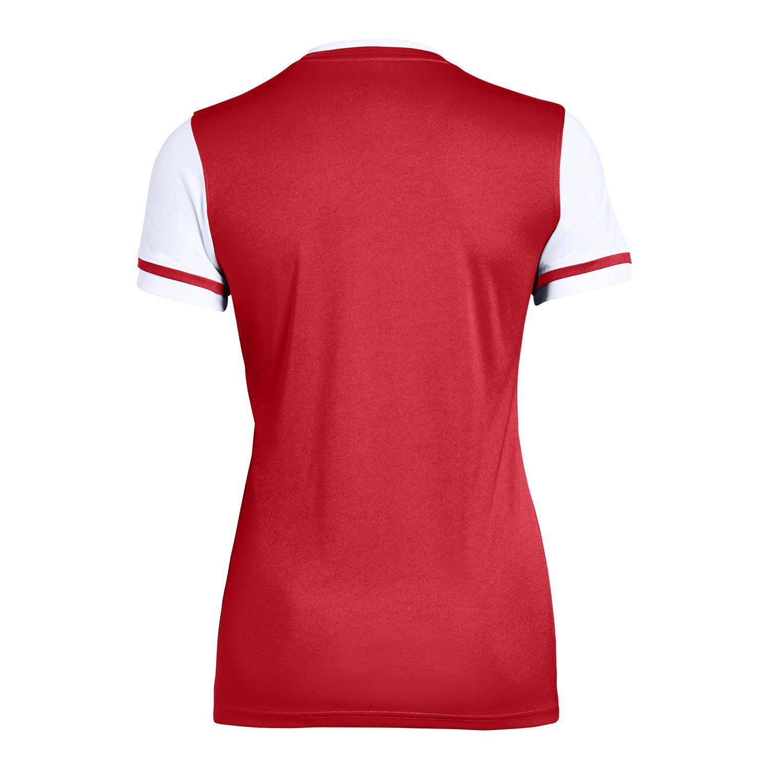 Polera UA "Máquina 2.0" para mujer Rojo-1
