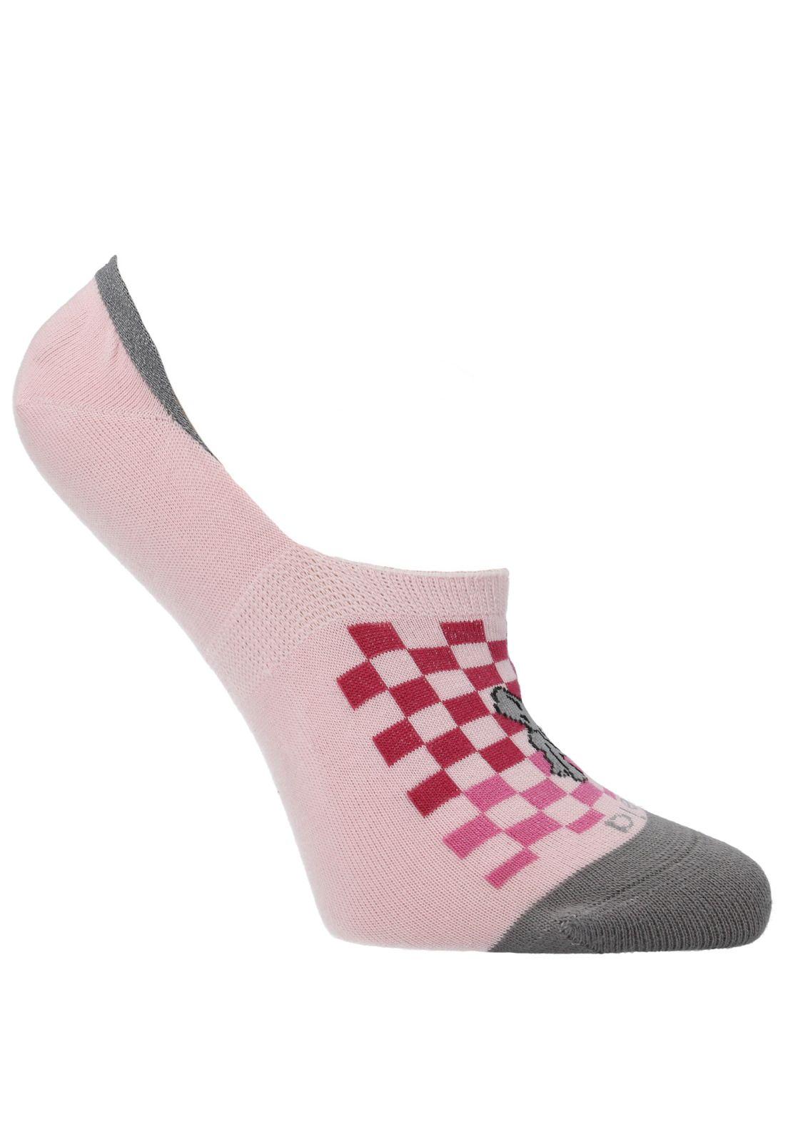 Calcetín Inv Bulldog Fucsia Mujer-0