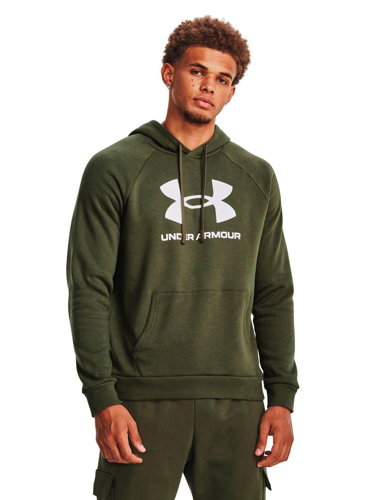 Polerón UA Rival para Hombre Verde-3