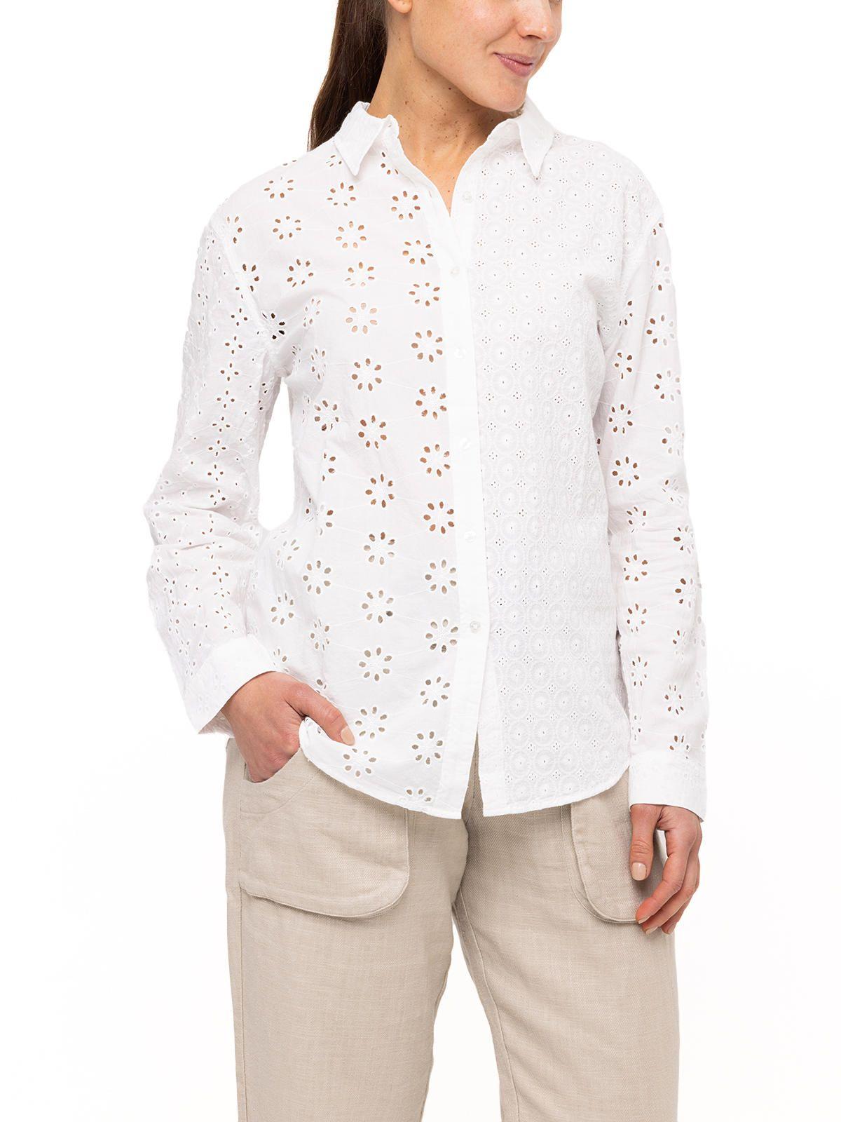 Blusa Algodón Orgánico Salva Blanco Mujer-4