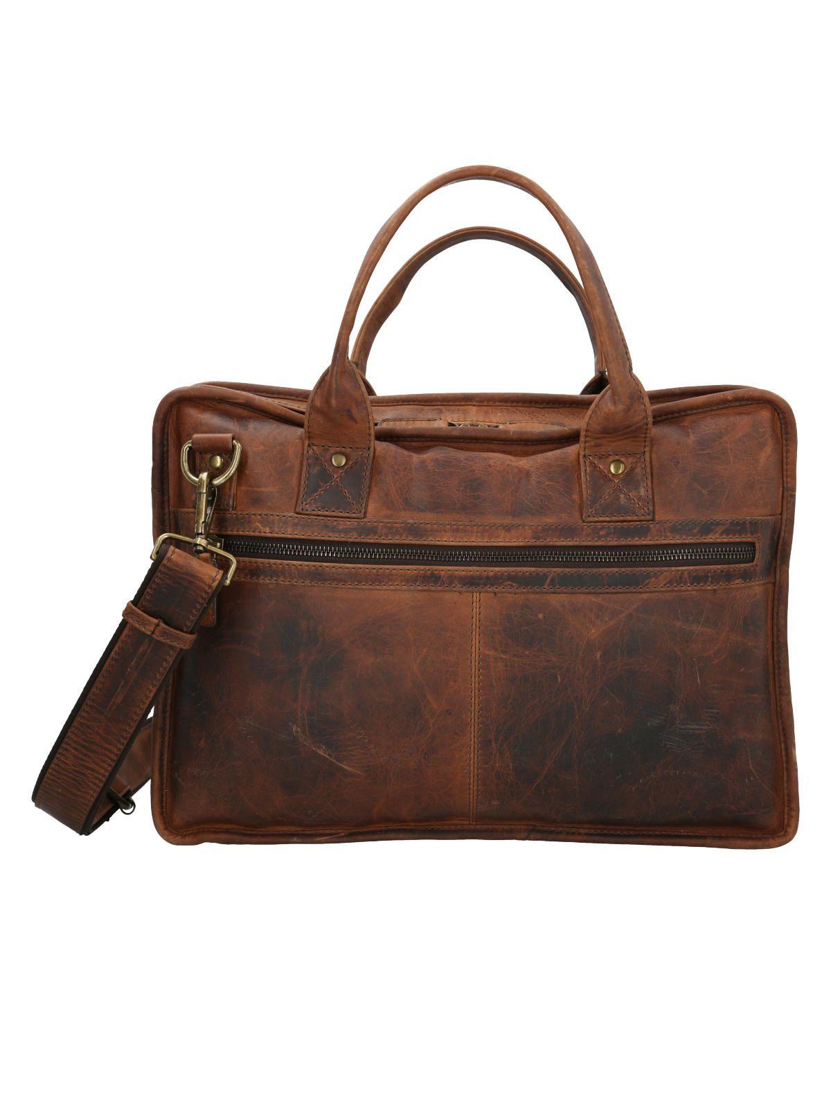 Maletín Cuero Hombre Tc Collins Café-0