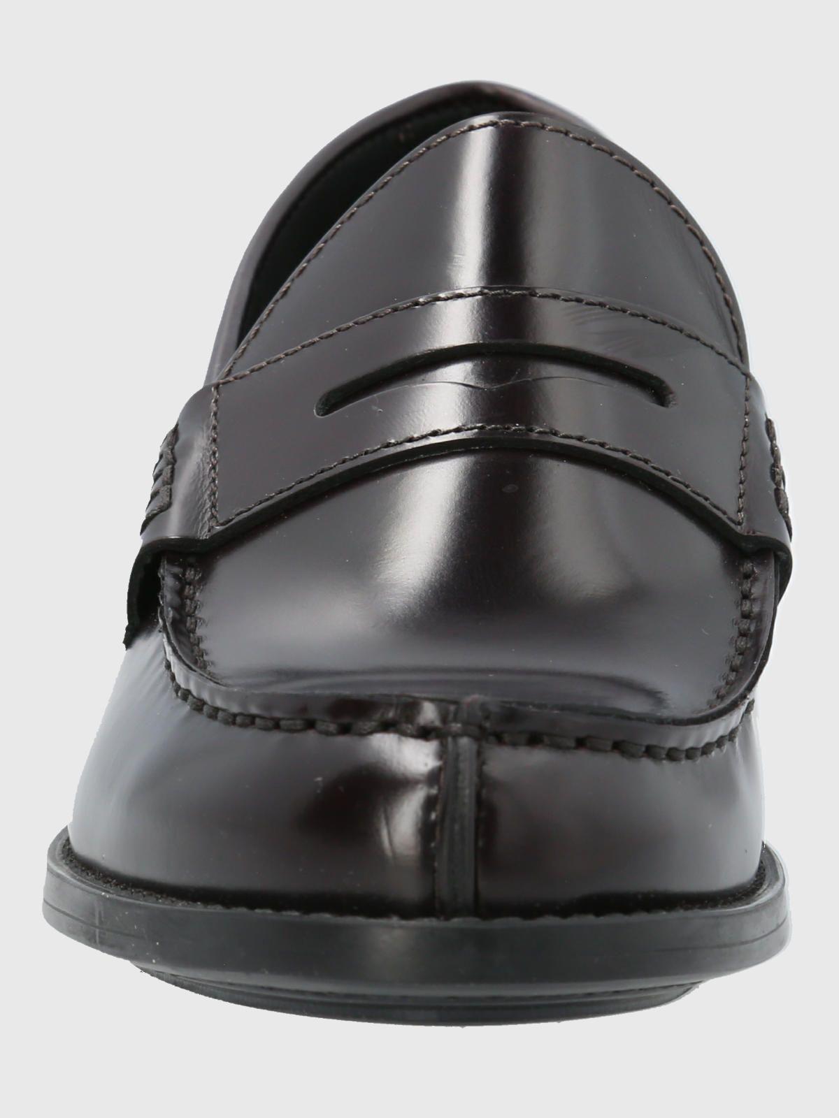 Mocasin MujerItaliano Cuero Rozato Burdeo-3