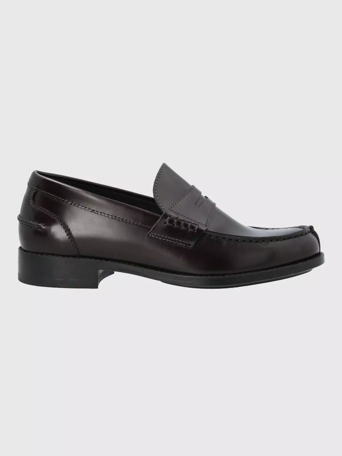 Mocasin MujerItaliano Cuero Rozato Burdeo-1