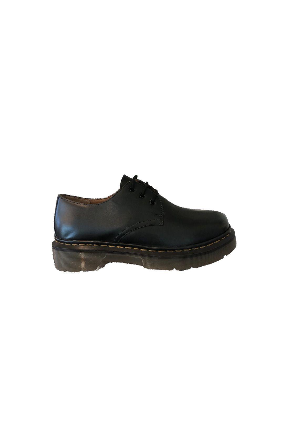 Zapato Escolar de Cuero Sophie negro niña-0