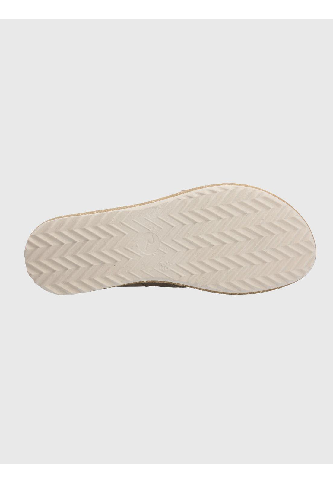 Sandalia Cuero Mujer Apricot Verde-7