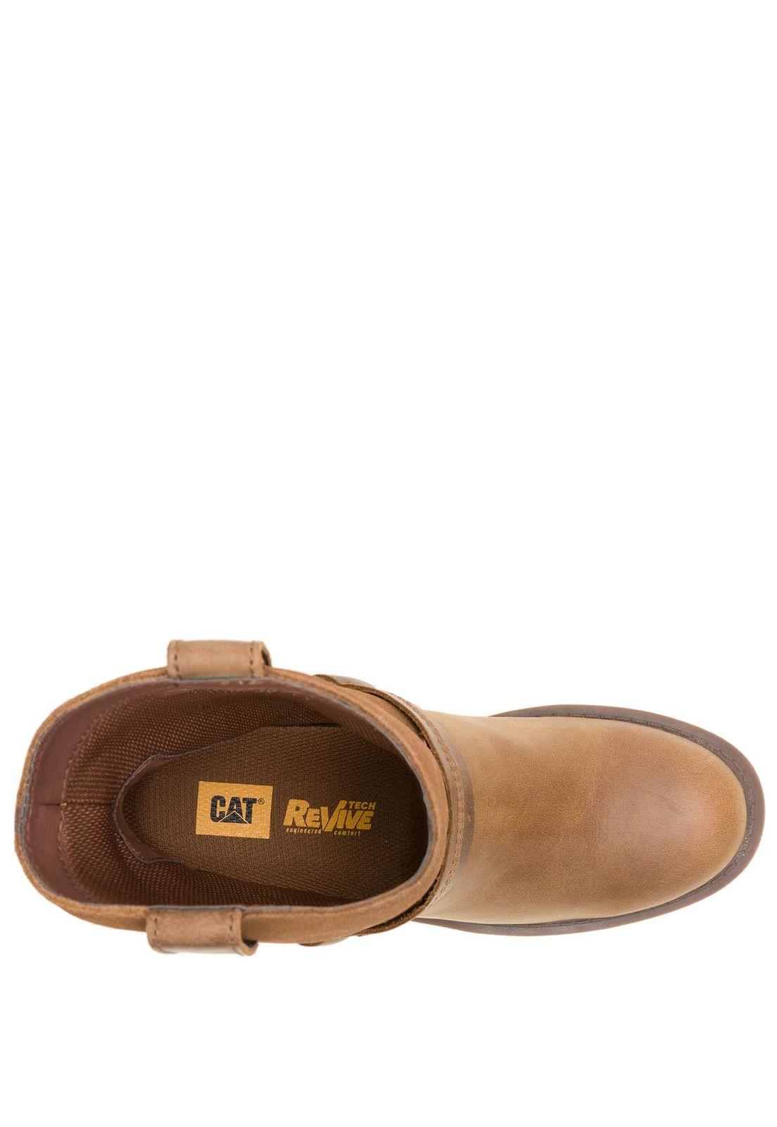 Bota Cuero Rewrite Harness Mujer Café-6