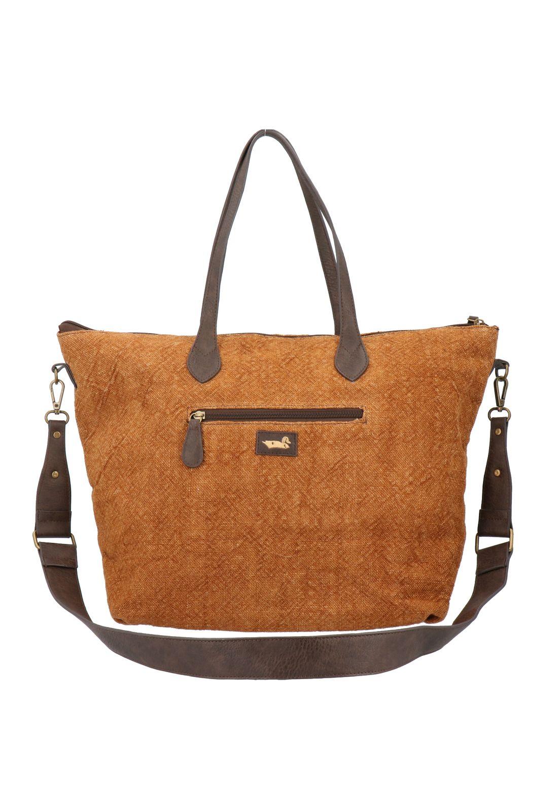 Cartera Mujer Carmina Tote Café-3