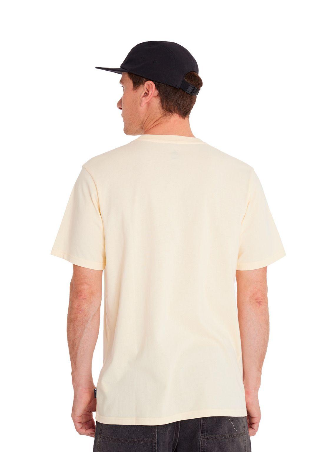 Polera manga corta Hombre Short Sl Amarillo-4