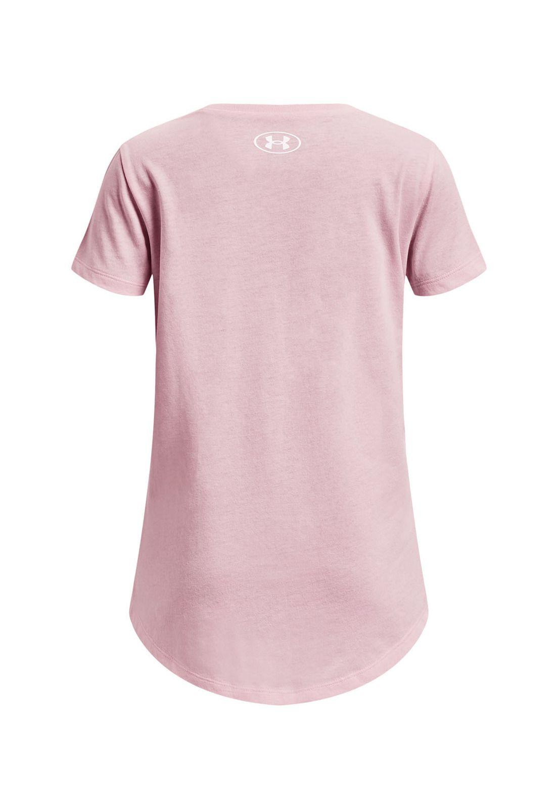 Polera manga corta UA niña Rosa-1