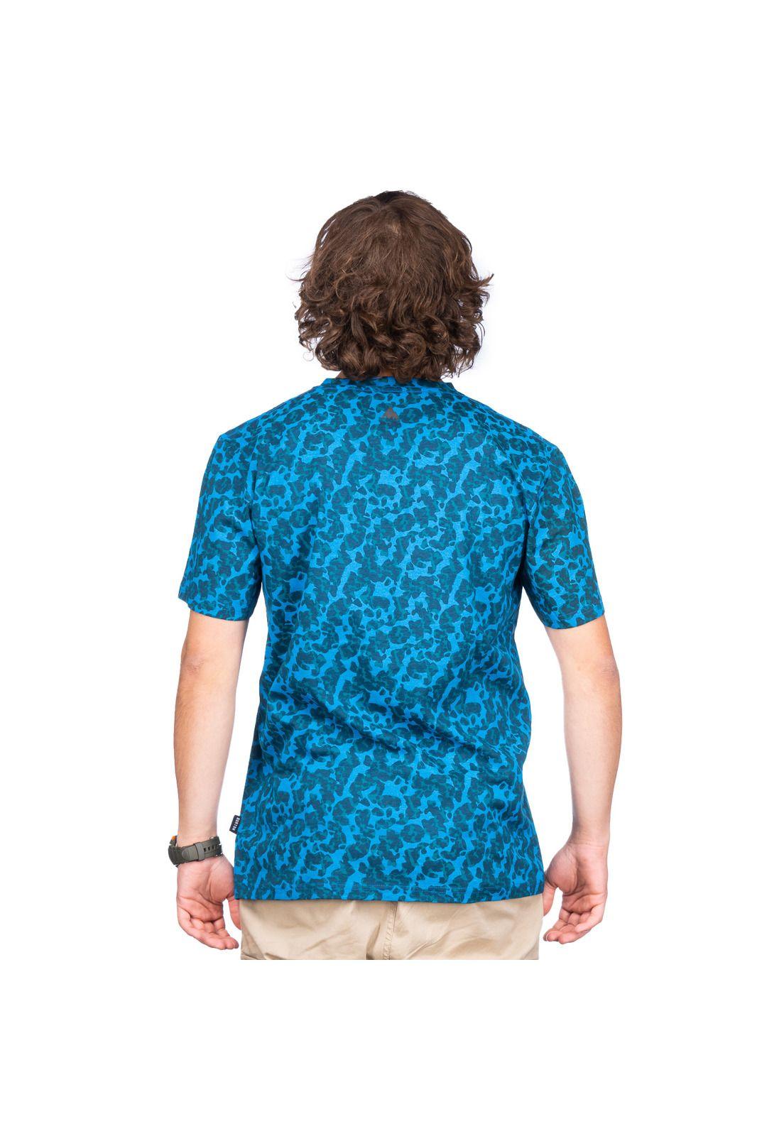 Polera M/C Hombre Words Azul -2