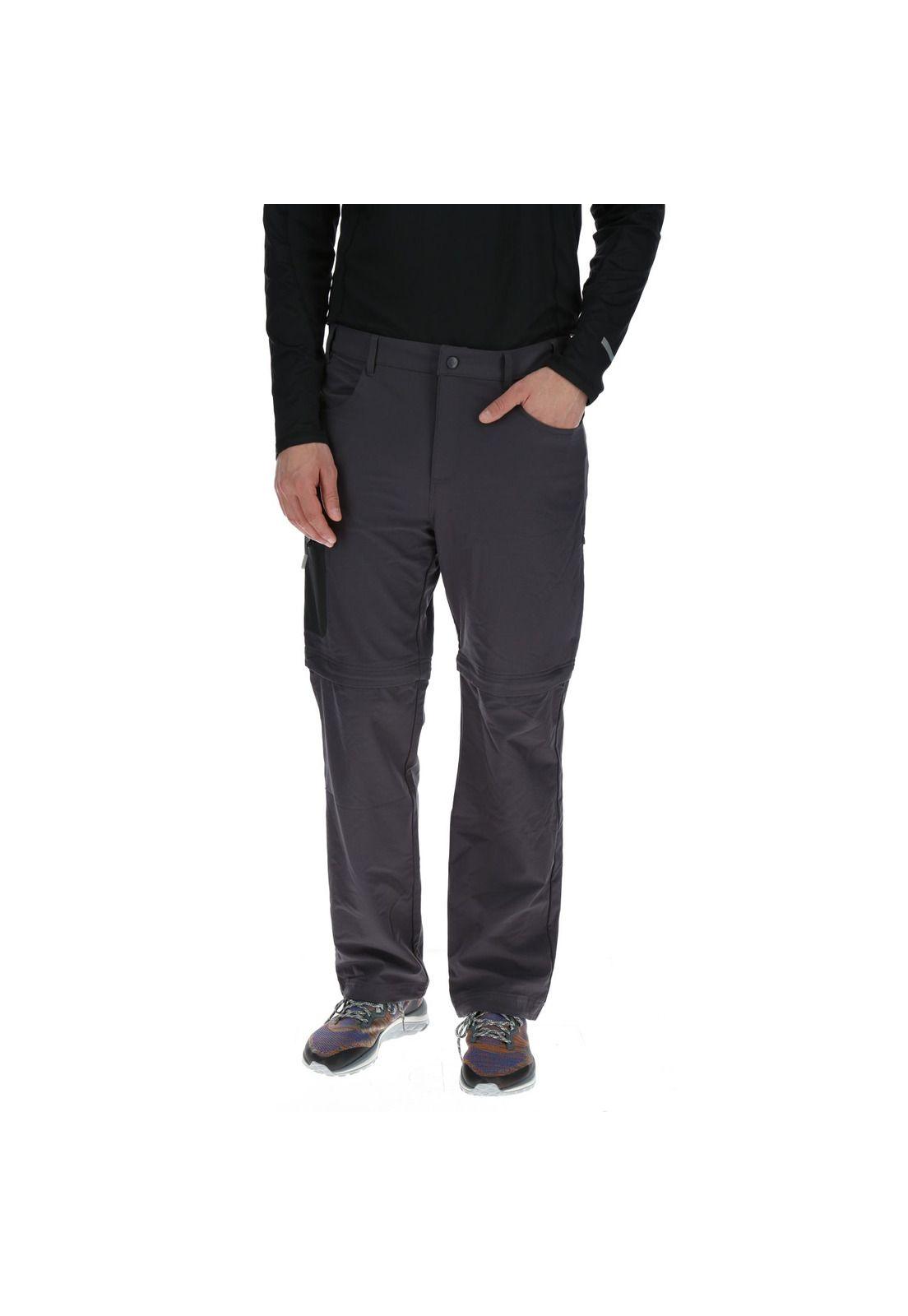 Pantalón Hombre Detechable  Grafito-0