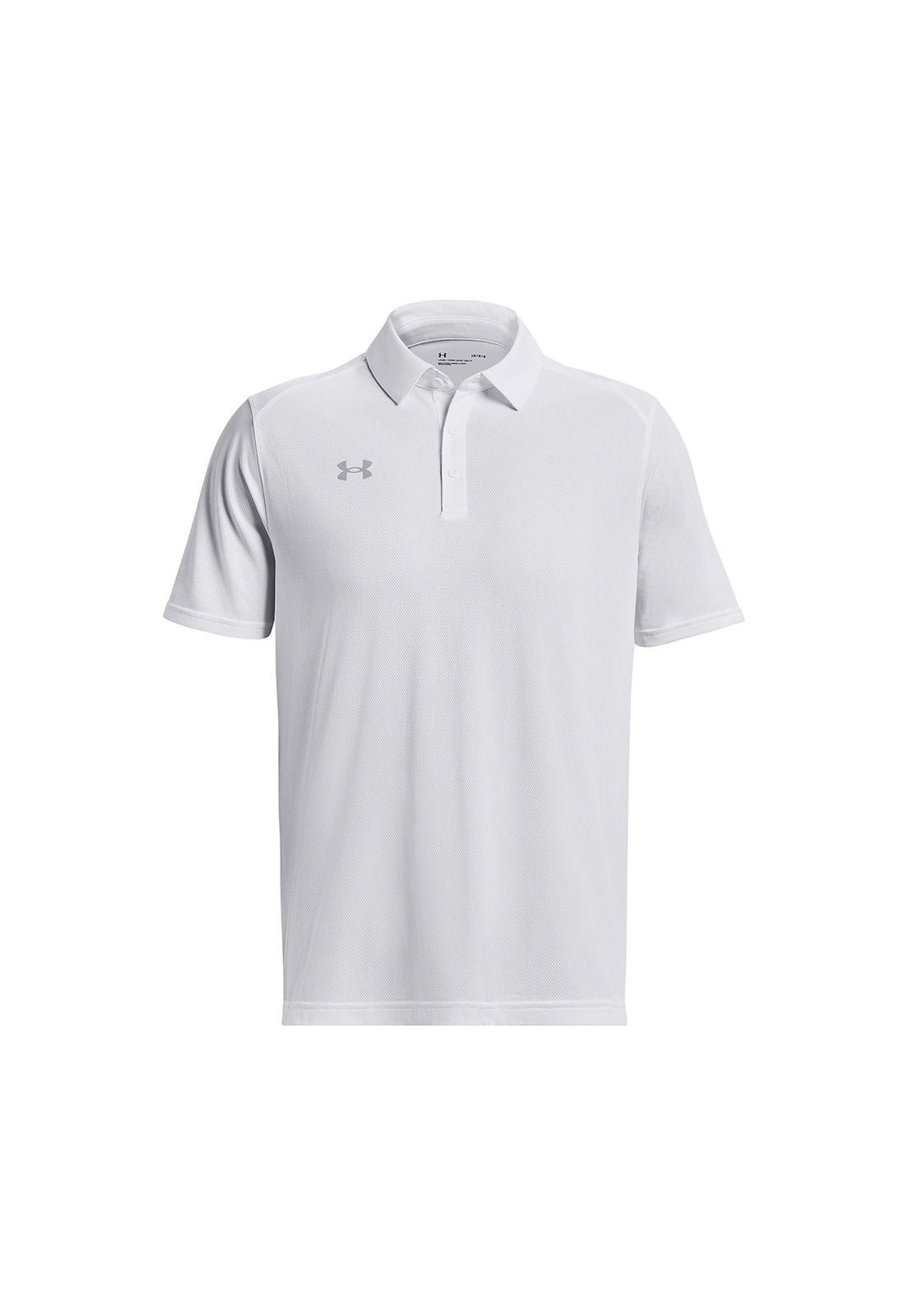 Polo UA Tech para hombre Blanco-0