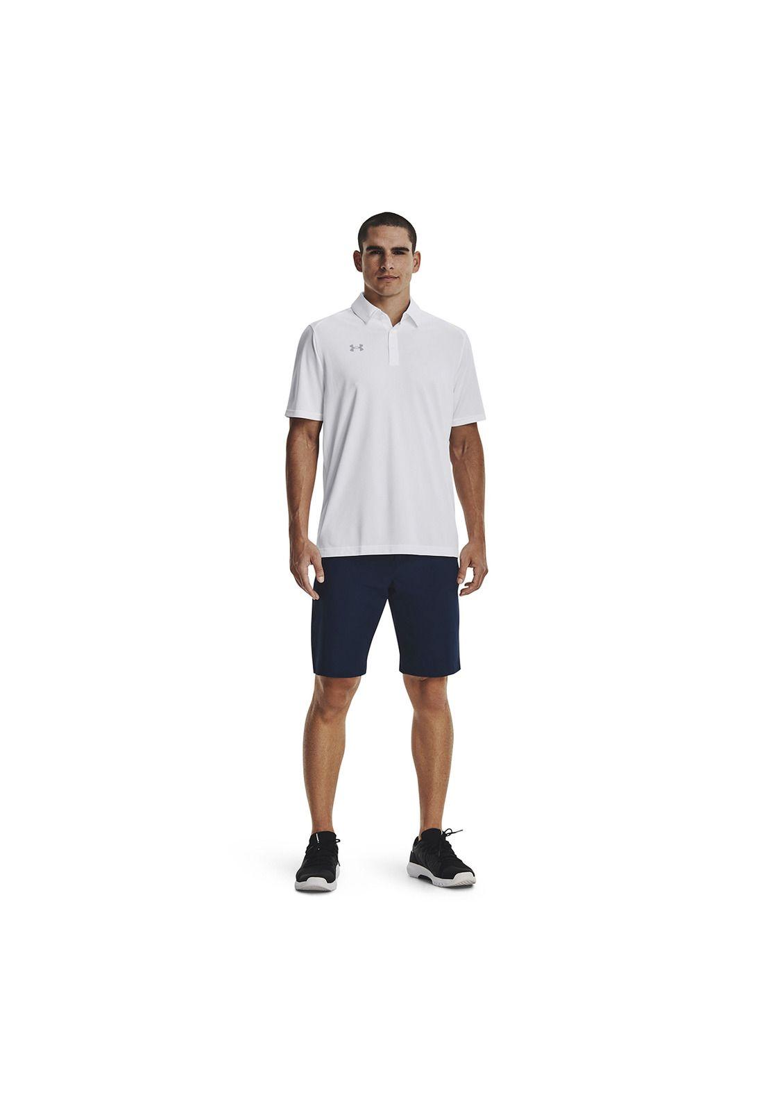 Polo UA Tech para hombre Blanco-5