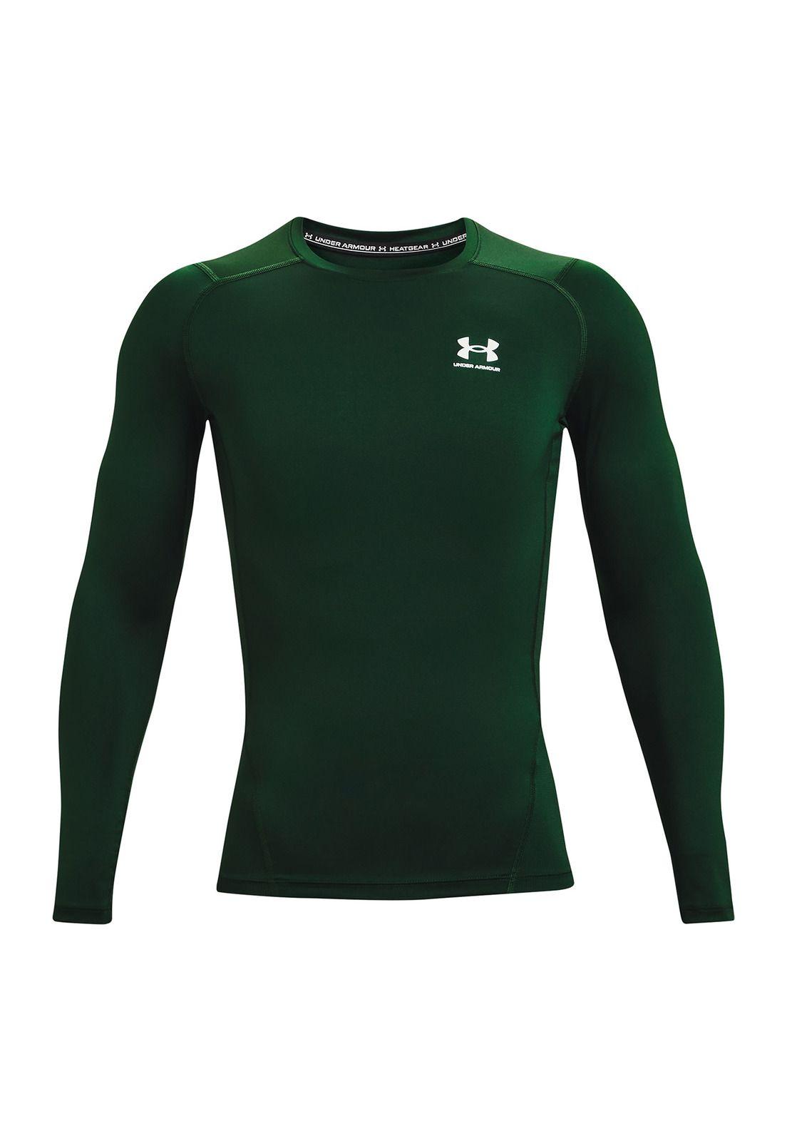 Polera M/L Training Heatgear® Verde Hombre-0