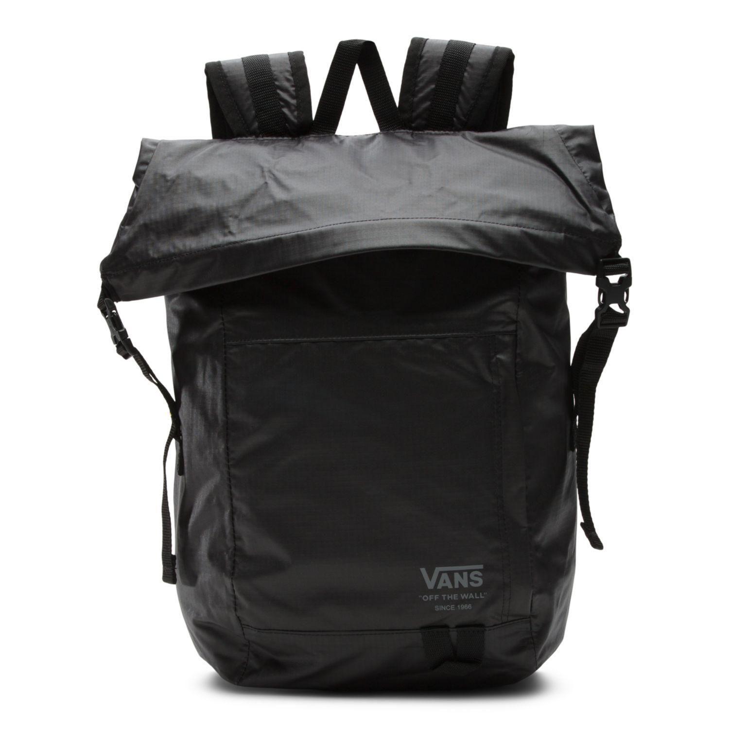 Mochila Vans Rolltop Backpac Negro Hombre-1