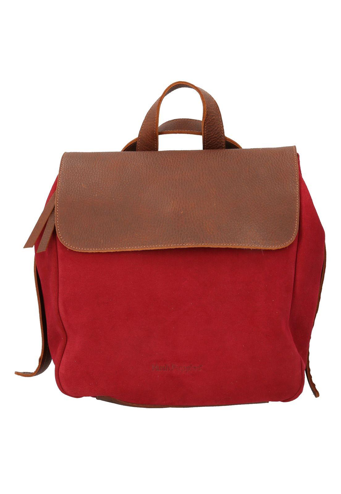 Mochila Cuero  Evert Back Rojo-0