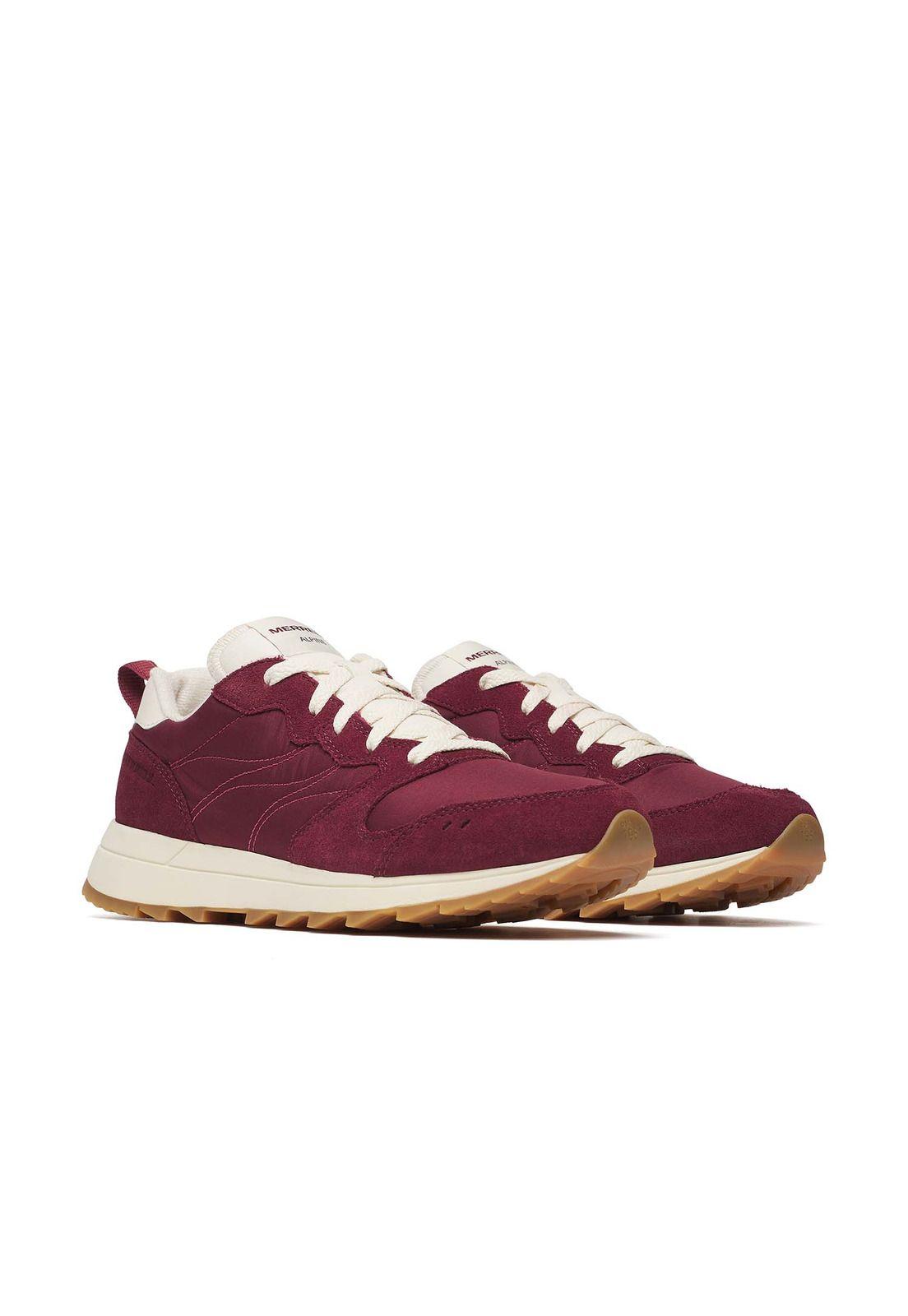 Zapatilla Hombre Alpine 83 Sneaker Sport Burdeo-1