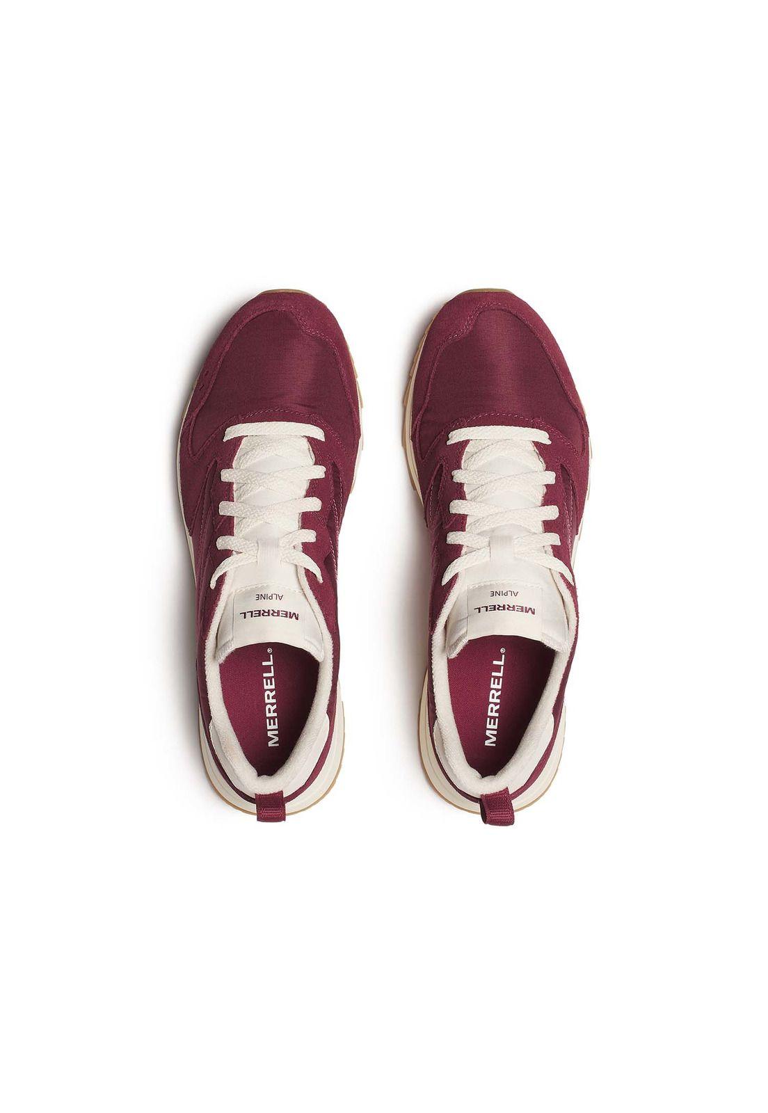 Zapatilla Hombre Alpine 83 Sneaker Sport Burdeo-5