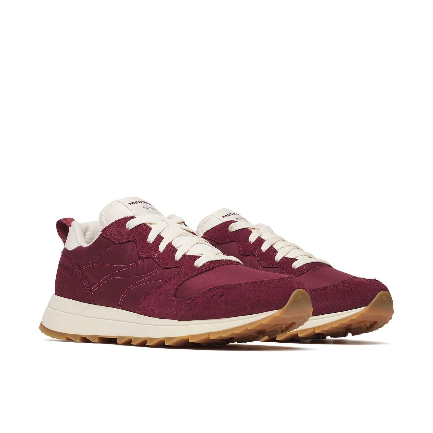 Zapatilla Hombre Alpine 83 Sneaker Sport Burdeo-1